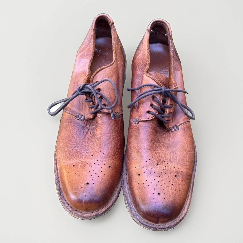 Walk-Over Vintage Collection Oxford Dress Shoes Mens 10 M Brown Leather USA Made